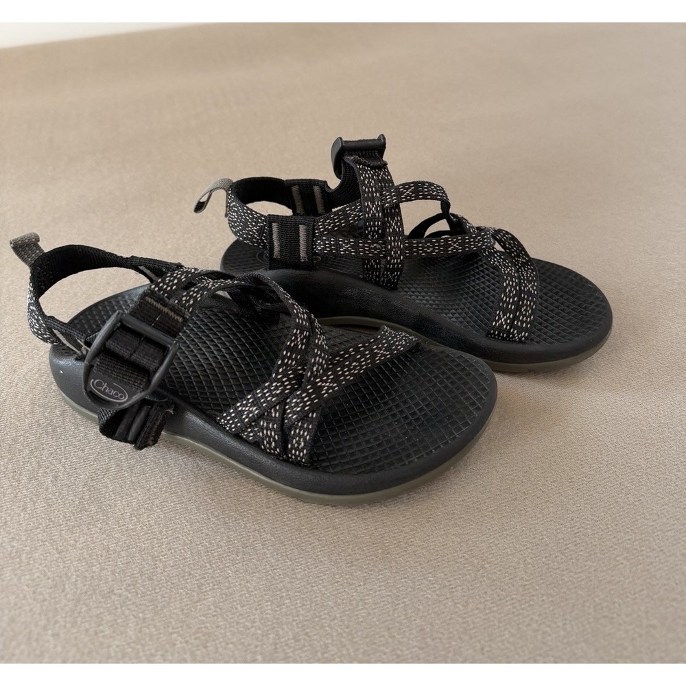 Chaco Youth Z/X1 EcoTread Sandals Kids Size 13 Black / Gray outdoor Shoes